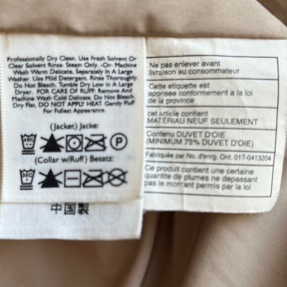 Eddie Bauer Premium Goose Down Coat Women's Size Large Black (No Hood) Puffer - Picture 10 of 11